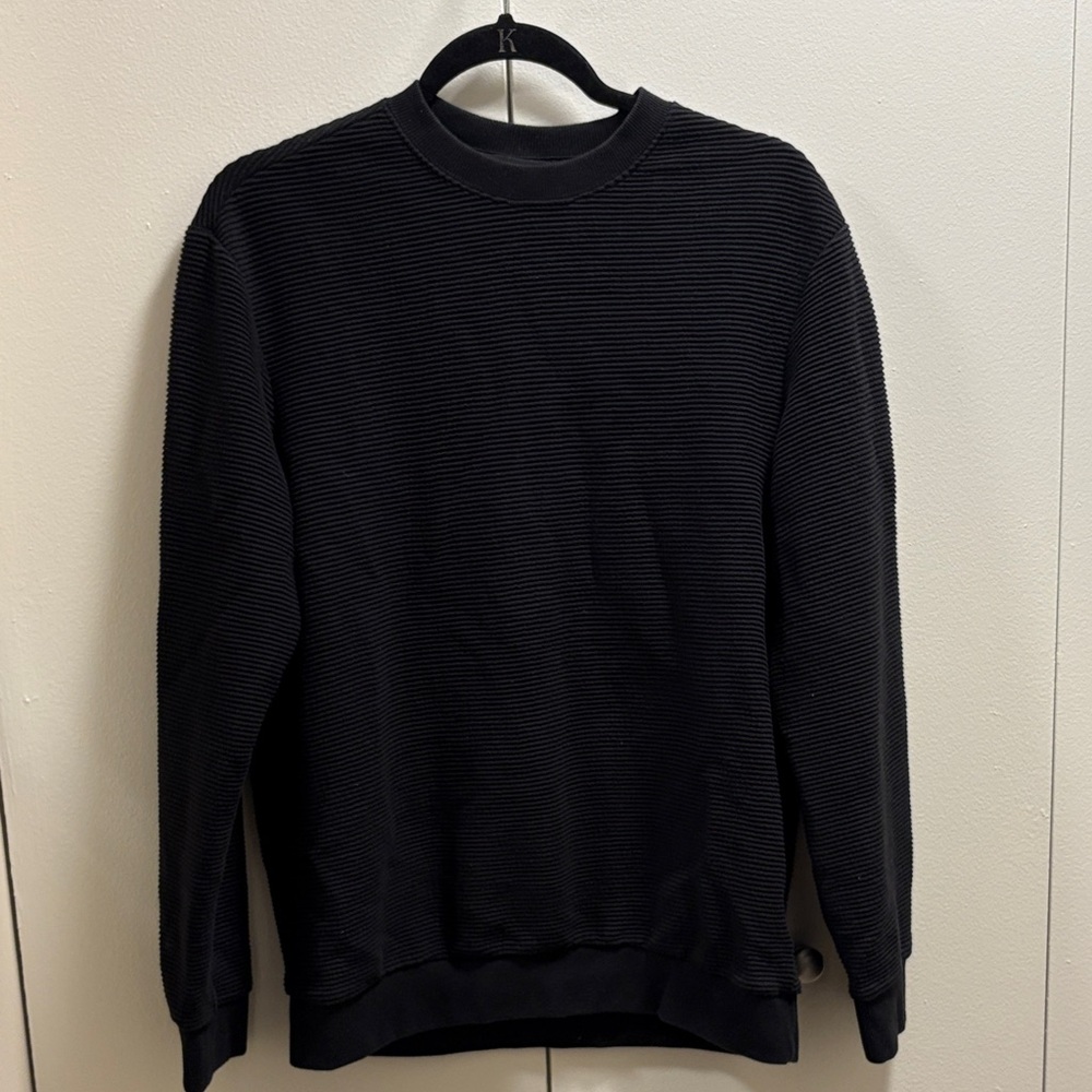 H&M Classic Black Crewneck Sweater